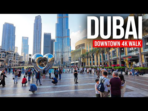 DUBAI, UAE 🇦🇪 Burj Khalifa & Downtown – The World’s Luxury Capital | 4K Walking Tour