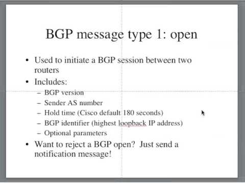 Introduction to BGP theory