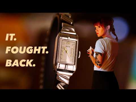 This Tiny Watch Refused to Cooperate! A Challenging Restoration Of A 90 Year Old Watch.