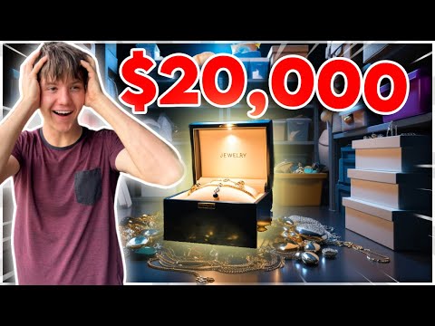 I BOUGHT A $20,000 ABANDONED STORAGE UNIT CHEAP!!