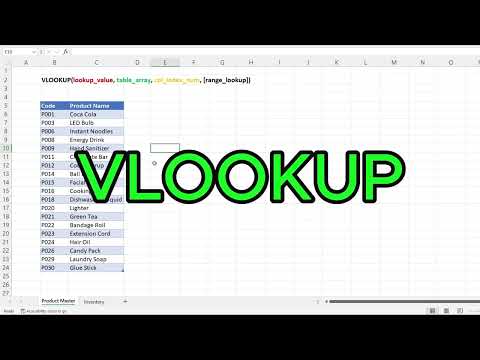 VLOOKUP formula အကြောင်း | VLOOKUP function in Excel