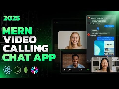 MERN Stack Project: Video Calling Realtime Chat App & Social App