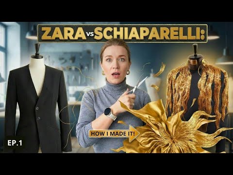 Can I transform a ZARA piece into a SCHIAPARELLI masterpiece? 😳 IMPOSSIBILE Challenge