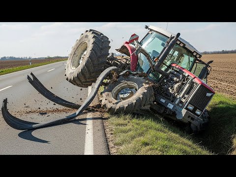 Unbelievable Tractor Fails Caught On Camera 2025 | Part 86