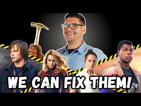 Fixing the WORST Written Characters (Finn, Rey, Captain Marvel & More)