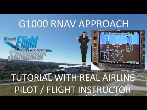 G1000 RNAV Approach Tutorial | Microsoft Flight Simulator | Real Airline Pilot / Flight Instructor