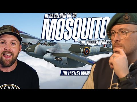 Royal Marine Reacts To Wrecking & Trolling The Germans With A Wooden Plane - DH-98 Mosquito