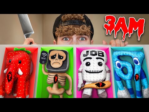 (WHAT'S INSIDE?) CUTTING OPEN STEAL A BRAINROT DOLLS at 3AM!!