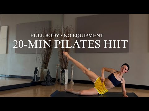 20-Min Pilates HIIT | Full Body | No Repeats | No Equipment