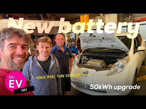 Over Double the Range?! Nissan LEAF 50kWh Battery Upgrade with VIVNE Modules