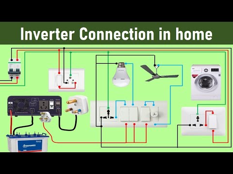 inverter connection for Home | inverter Wiring in home @The Electrical Guy