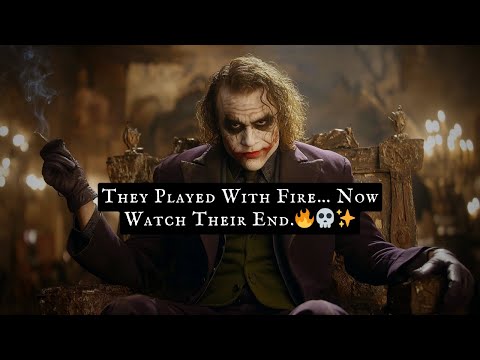 Someone Who Tried to Play a Dangerous Game With You Is Facing Major Endings‼️💀✨ | Joker Speech