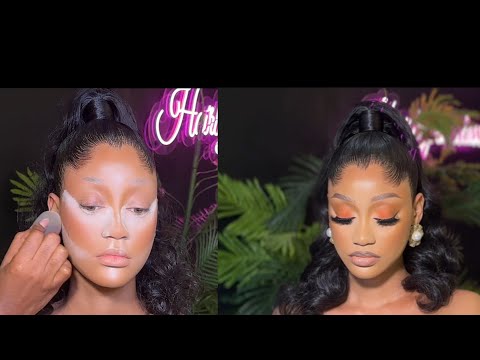 101 TUTORIAL ON HOW I ACHIEVED THIS GLAM LOOK ON MY CLIENT