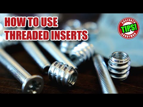 Tips to use THREADED INSERTS in wood