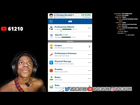 iShowSpeed Plays BitLife💦 as *Cristiano Ronaldo* ⚽😂