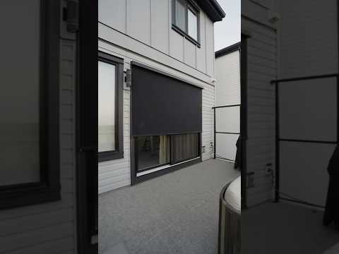 adding a smart solar shade to reduce heat & sun rays☀️