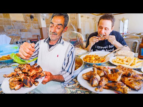 Extreme Garlic Grilled Chicken!! 🍗 SYRIAN FOOD + Amazing Hospitality in Syria!!