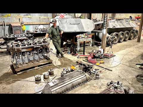 OPEN HEART SURGERY ON T-34 ENGINE