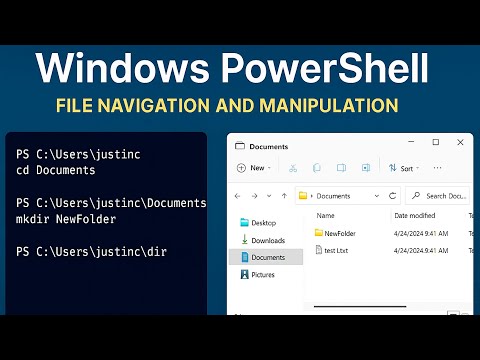 Windows PowerShell | File Navigation & Manipulation Basics