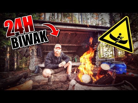 24H Biwak in Schweden mit Kanu und neuer Ausrüstung - Overnighter Übernachtung