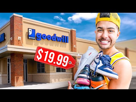 Turning Thrifted Sneakers Into $10,000 Challenge!