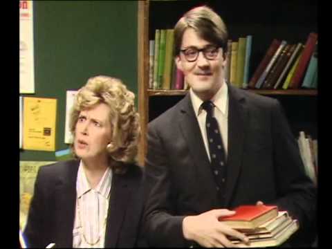 A bit of Fry and Laurie. Series 1, "The library"