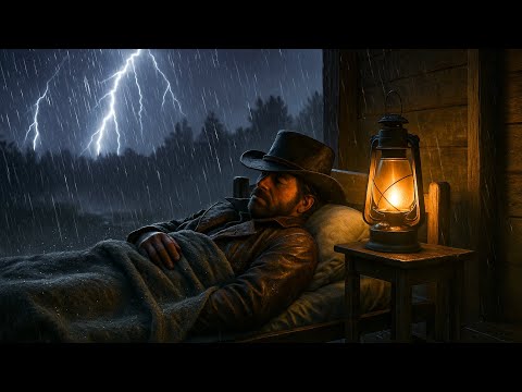 Arthur Sheltering Alone on the Porch During the Night Storm|RDR2 ASMR