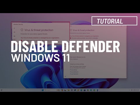 Windows 11 disable Microsoft Defender Antivirus permanently