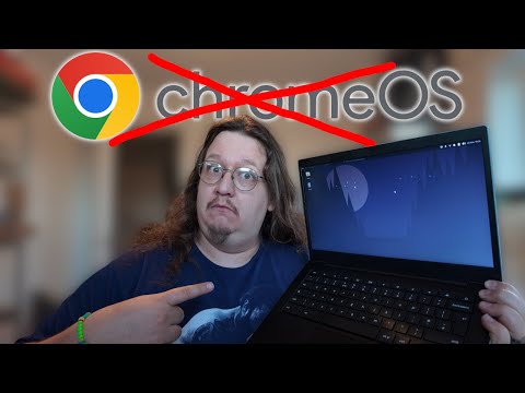 I Turned This Cheap Samsung Chromebook into a Linux Laptop!