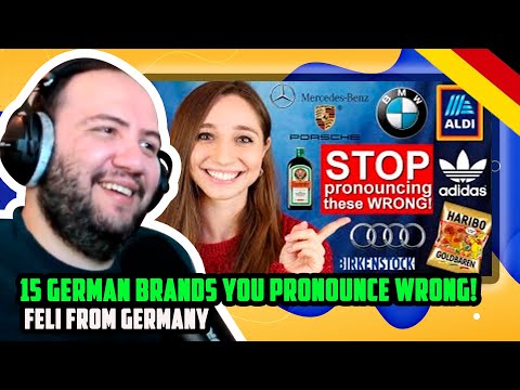 🇩🇪 15 German brands YOU pronounce WRONG! | Feli from Germany | Teacher Paul Reacts