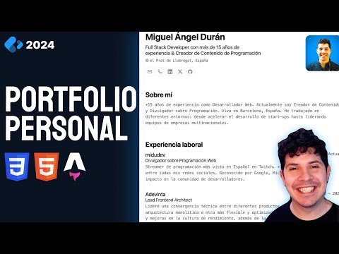 Cómo Crear un Portfolio Web Minimalista con Astro 4, HTML, CSS