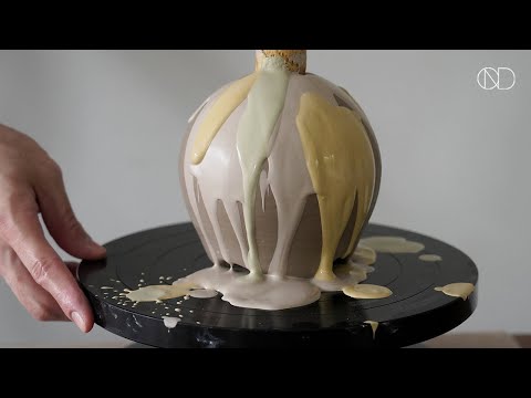 화장토로 장식한 도자기 화병 만들기 : Making a Ceramic Vase [ONDO STUDIO]