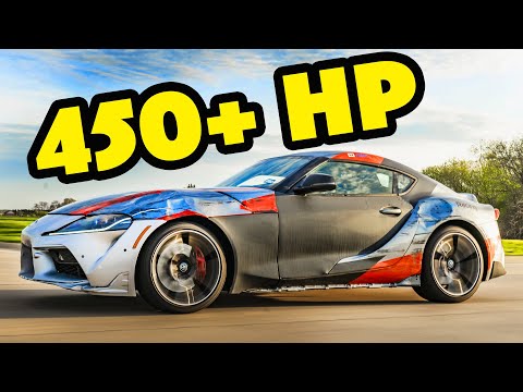 2020 Supra +100HP In 1 HOUR - Downpipe and Tune - Rebuilding A Wrecked A90 Toyota Supra EP11
