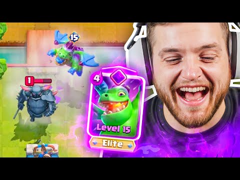 😨💸RESPEKTLOS HOCH 10! - LVL 15 Evo BABY DRACHE vs LVL 1 Accounts! - Clash Royale P2Win
