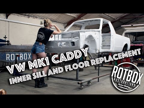 Custom Floor Pan Fabrication & Inner Sill Replacement {MK1 Caddy Project}