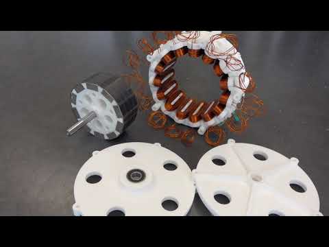 3D printed radial ironless generator for micro wind turbines