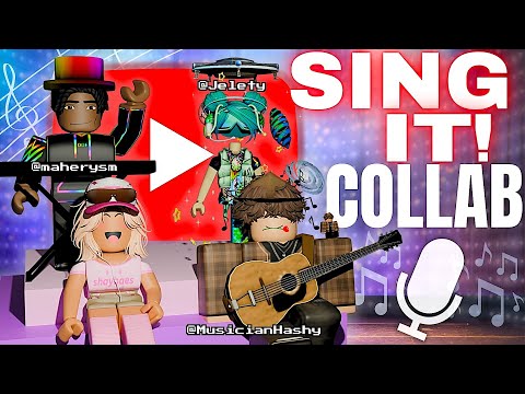 Sing it! but YOUTUBERS take over the PRO server (Roblox Karaoke)