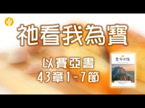 12月17日 祂看我為寶