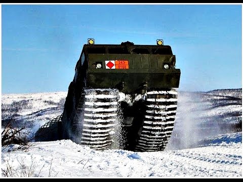 Удивительная техника|Бездорожье|Дороги Севера|Невероятные возможности ДТ 10П борьба с ручьём|ATW