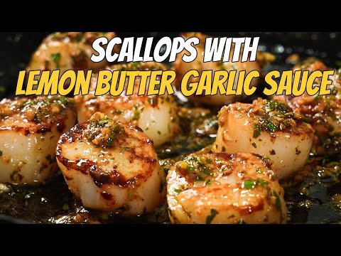 How To Make Perfectly Seared Scallops With Lemon Butter Garlic Sauce