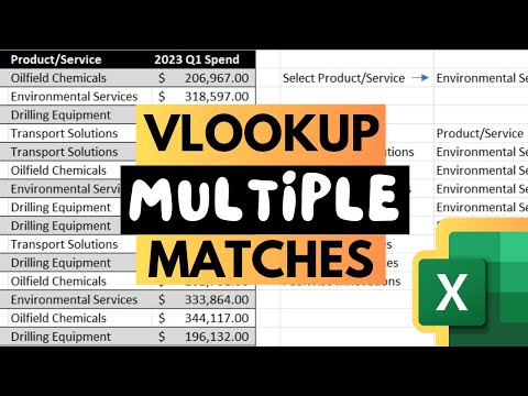 VLOOKUP Multiple Matches in Excel | Using VLOOKUP When You Have Multiple Matches | Excel Tutorial