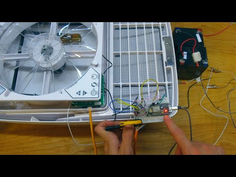 Adding smart controls to a MaxxFan using ethernet