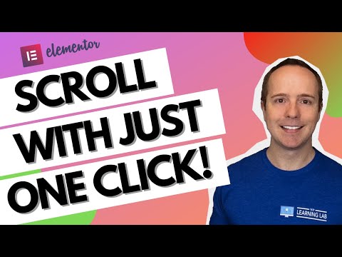 How To Use The Elementor Click To Scroll Feature