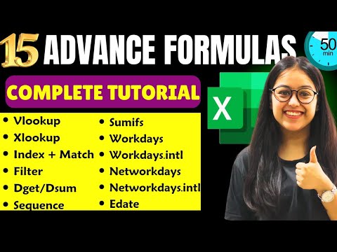 ✅Top 15 Formulas of Excel | Advance Excel 2025
