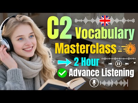 Train Your C2 Vocabulary with Advanced British English Listening (2 Hours)