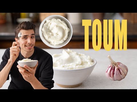 The Ultimate Garlic Sauce | 4 Ingredients, No Eggs, No Dairy (Toum Recipe)