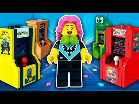 I built a LEGO Video Game ARCADE...