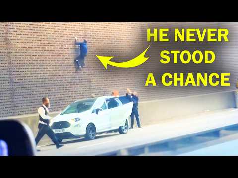 When Climbers Run from Police