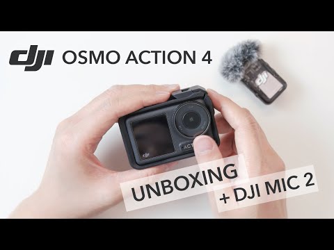 DJI Action 4 Unboxing & Connecting DJI Mic 2