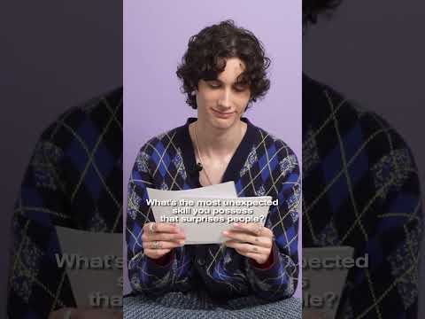 Sombr Answers Our Heroic Questions | Wonderland Magazine